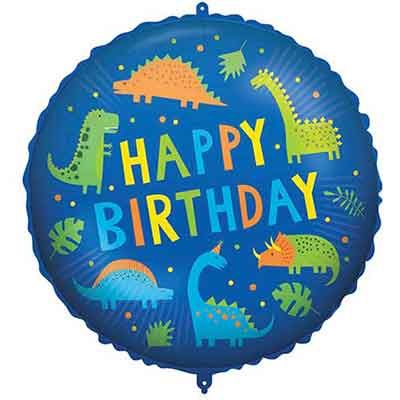 Happy Birthday Dino Foil