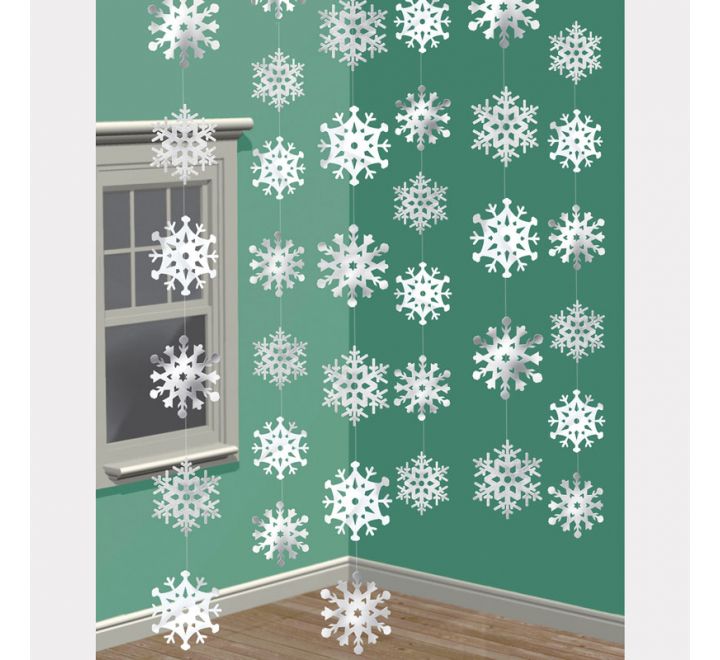 Snowflake String Decorations