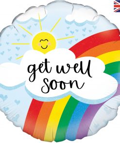 Get Well Soon Rainbow Holographic Foil