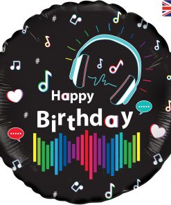 Media Music Birthday Holographic Foil