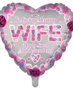 In Loving Memory Wife Foil