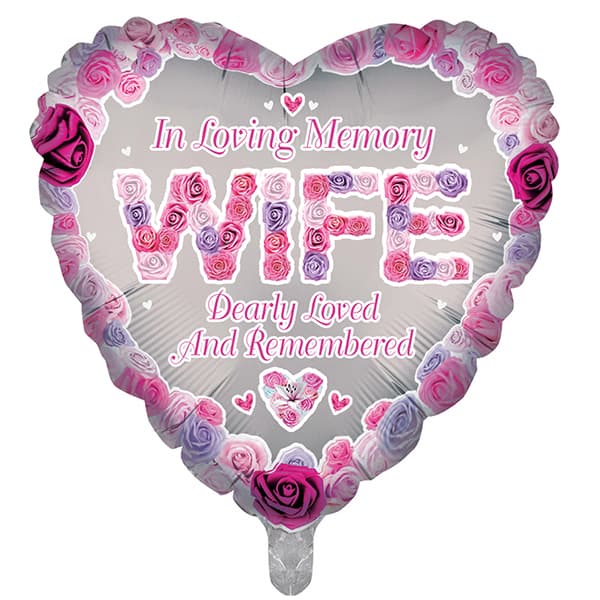 In Loving Memory Wife Foil