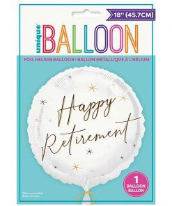 18in HAPPY RETIREMENT FOIL BALLOON