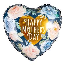 Happy Mothers Day Floral Navy