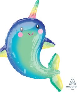 SuperShape Happy Narwhal Foil