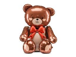 Air Filled Valentines Day Sitting Teddy