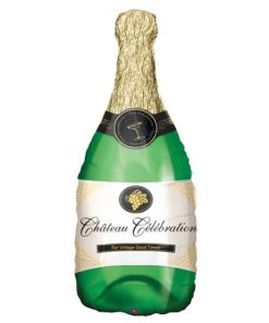 Champagne Bottle Green