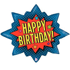 Happy Birthday Super Hero Star