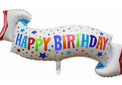 Happy Birthday Banner Foil