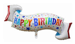 Happy Birthday Banner Foil