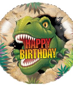 T-Rex Dinosaur 17 inch Foil Balloon