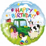 18" Birthday Barnyard Foil Balloon