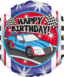 18" Sports Car Birthday Foil