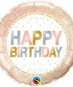 Birthday Metallic Dots