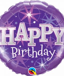 Birthday Purple Sparkle