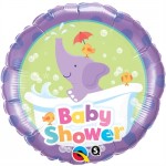 18" Baby Shower Elephant Foil Balloon