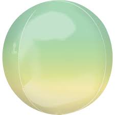 Pastel green yellow Orbz