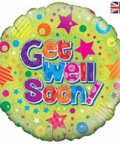 Get Well Dots and Stars Foil