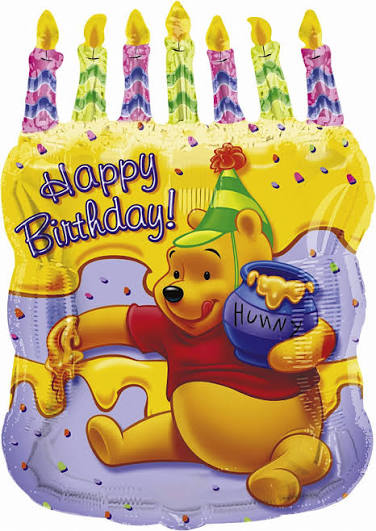 Winnie the Pooh Cake foil