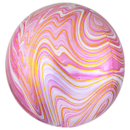 Fuchsia Marble Orbz