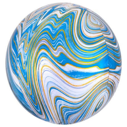 Light Blue Marble Orbz