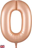 34inch Number 0 Satin Pastel Rose Quartz
